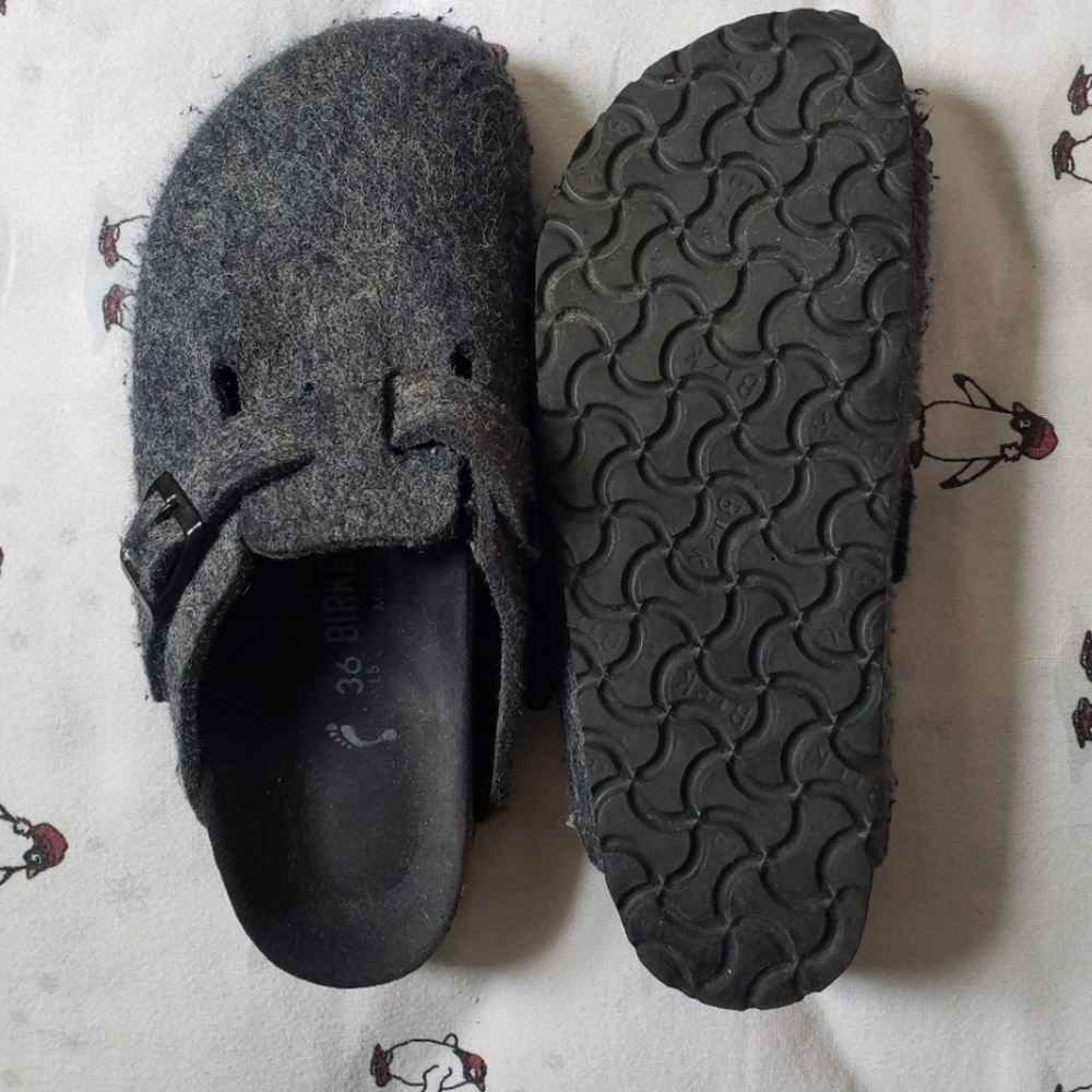 Birkenstock Bostons- Wool